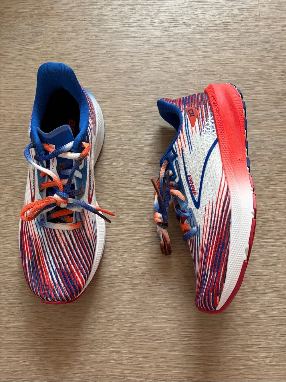 Brooks Launch Running Sneakers Patriotic Womens Size 6.5